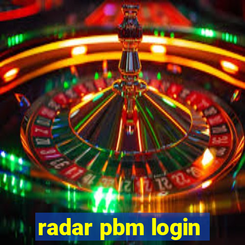 radar pbm login